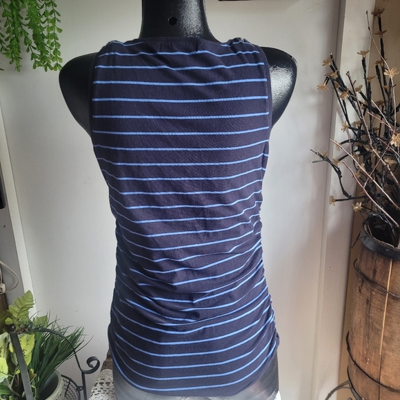 Michael Kors Blue Striped Tank Top M - Picture 6 of 6